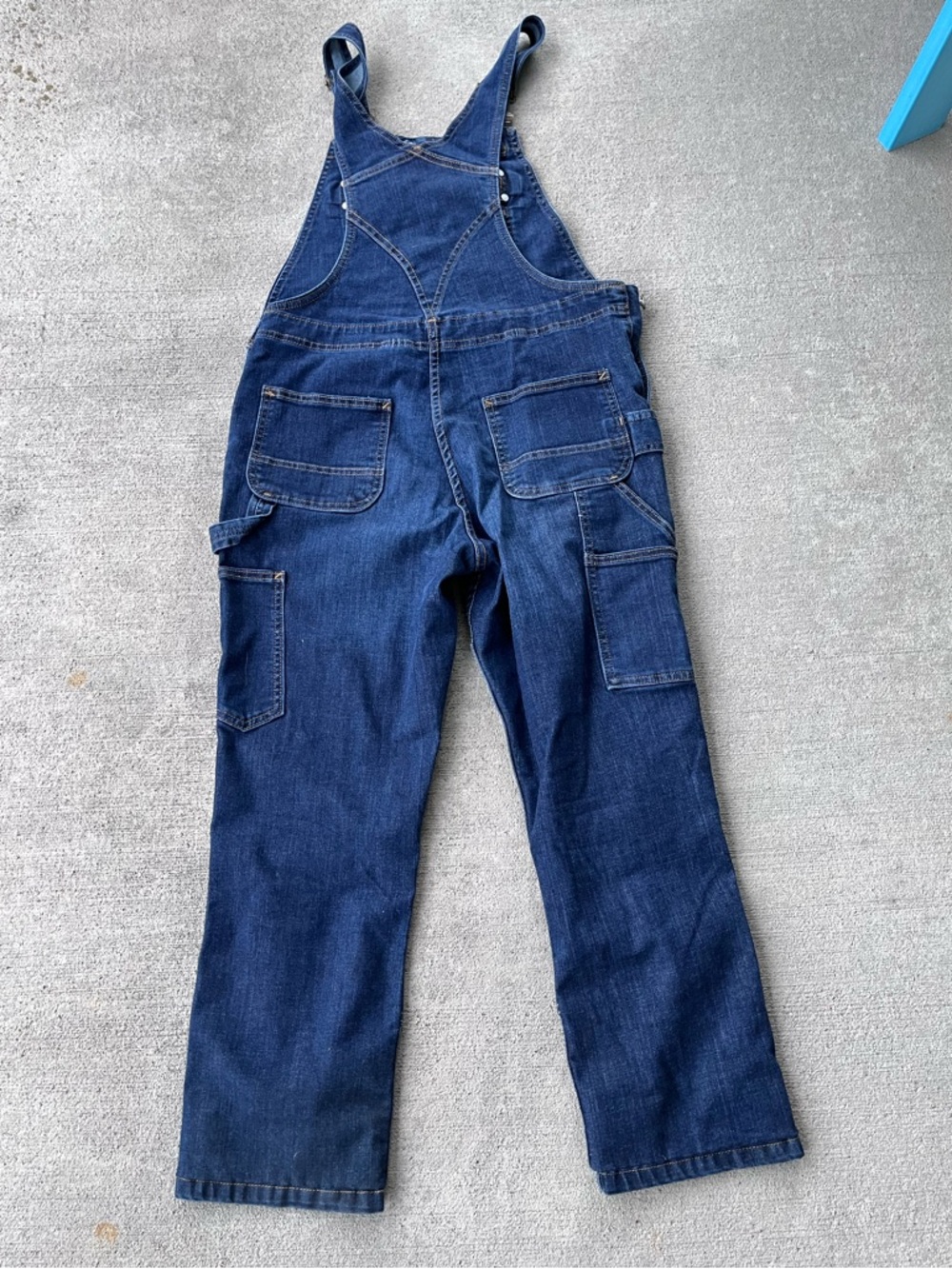 Carhartt denim overalls workwear jeans jumpsuit - Picture 3 of 5